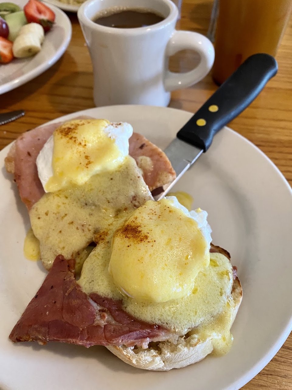 Country Ham Eggs Benedict